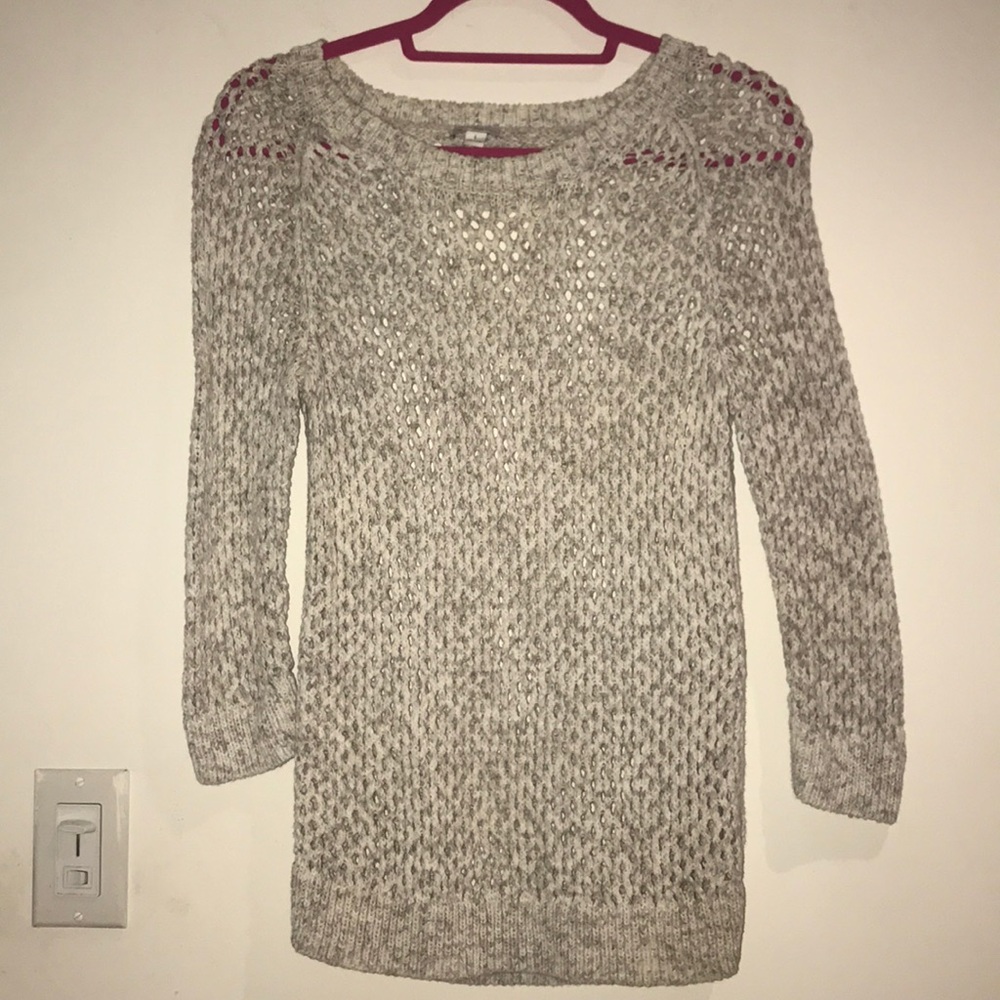 Gap knit grey / white knit sweater